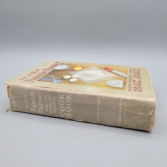 1951 The New Fannie Farmer Boston Cooking School Cook Book Hardcover - Picture 2 of 15